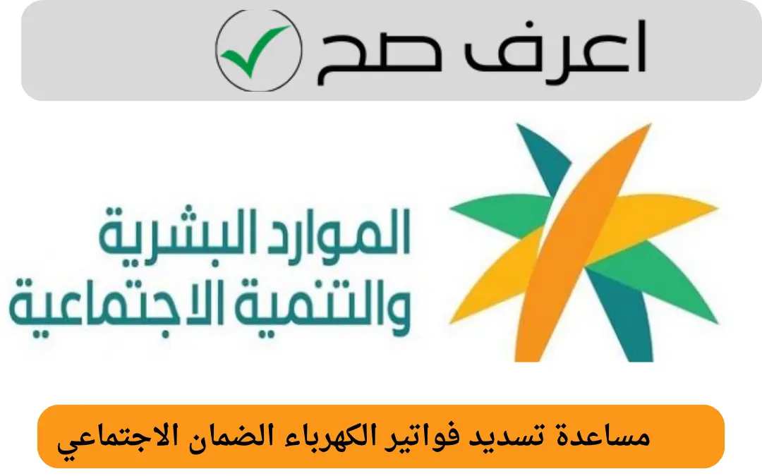 مساعدة تسديد فواتير الكهرباء الضمان الاجتماعي