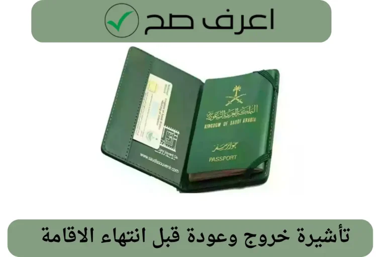 تأشيرة خروج وعودة قبل انتهاء الاقامة